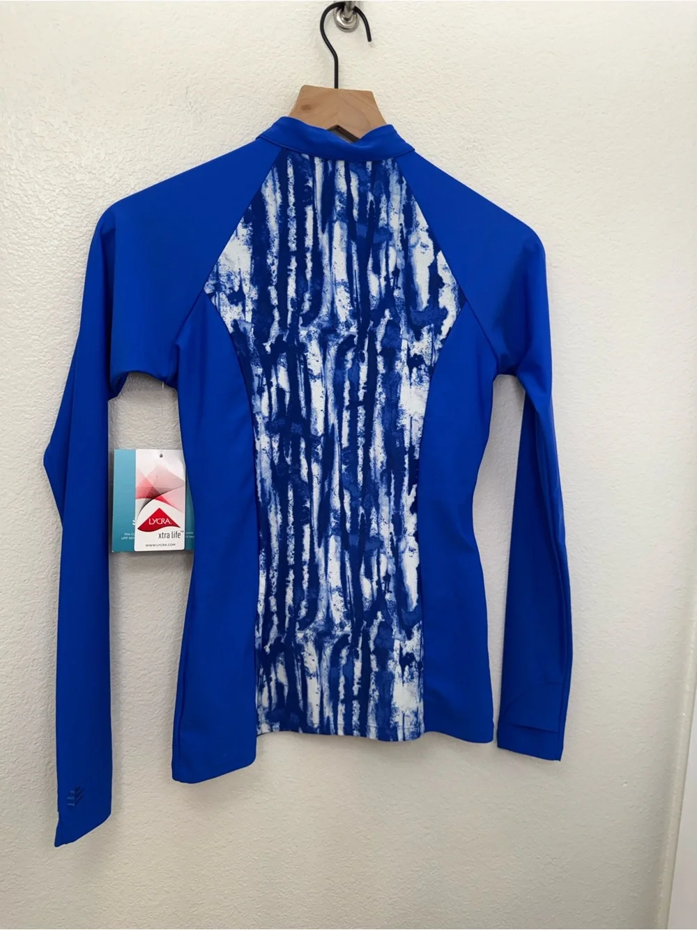 NWT Coolibar Escalante Zip Rash Guard XS